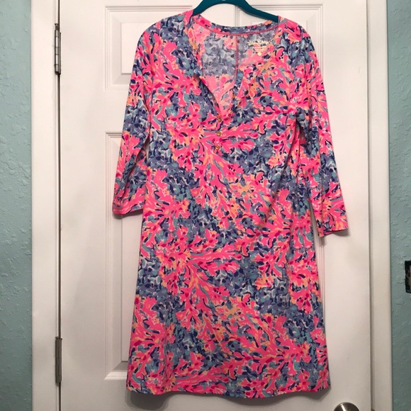 Lilly Pulitzer Dresses & Skirts - Lilly Pulitzer Banyan Coco Coral Crab Small EUC
